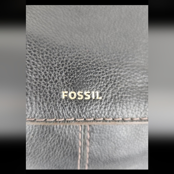 Fossil Black Leather Backpack - Picture 4 of 12